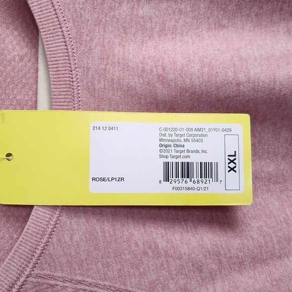 NWT ALL IN MOTION LONG SLEEVE ACTIVE TOP - Picture 4 of 6